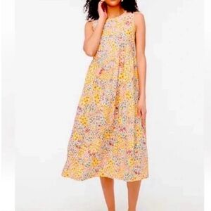 NWT J CREW FLORAL TIERED DRESS SIZE 0